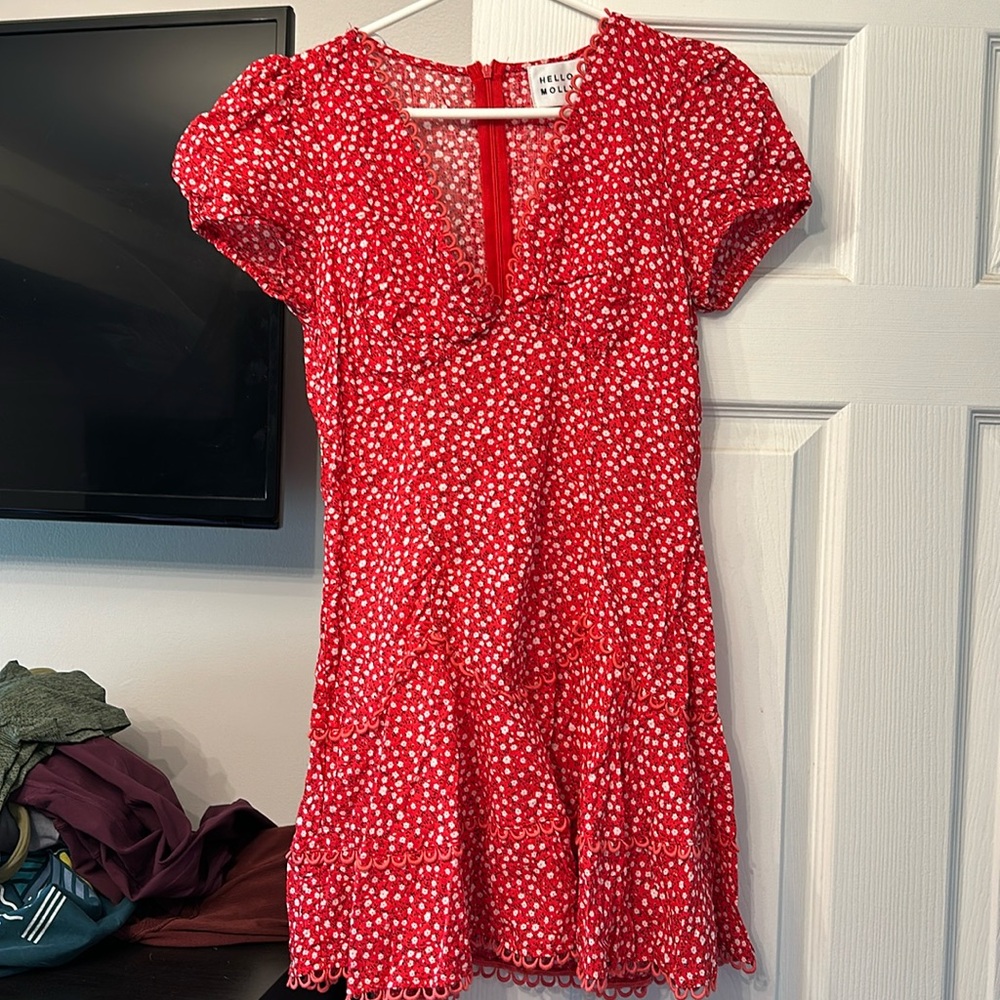 Red dress